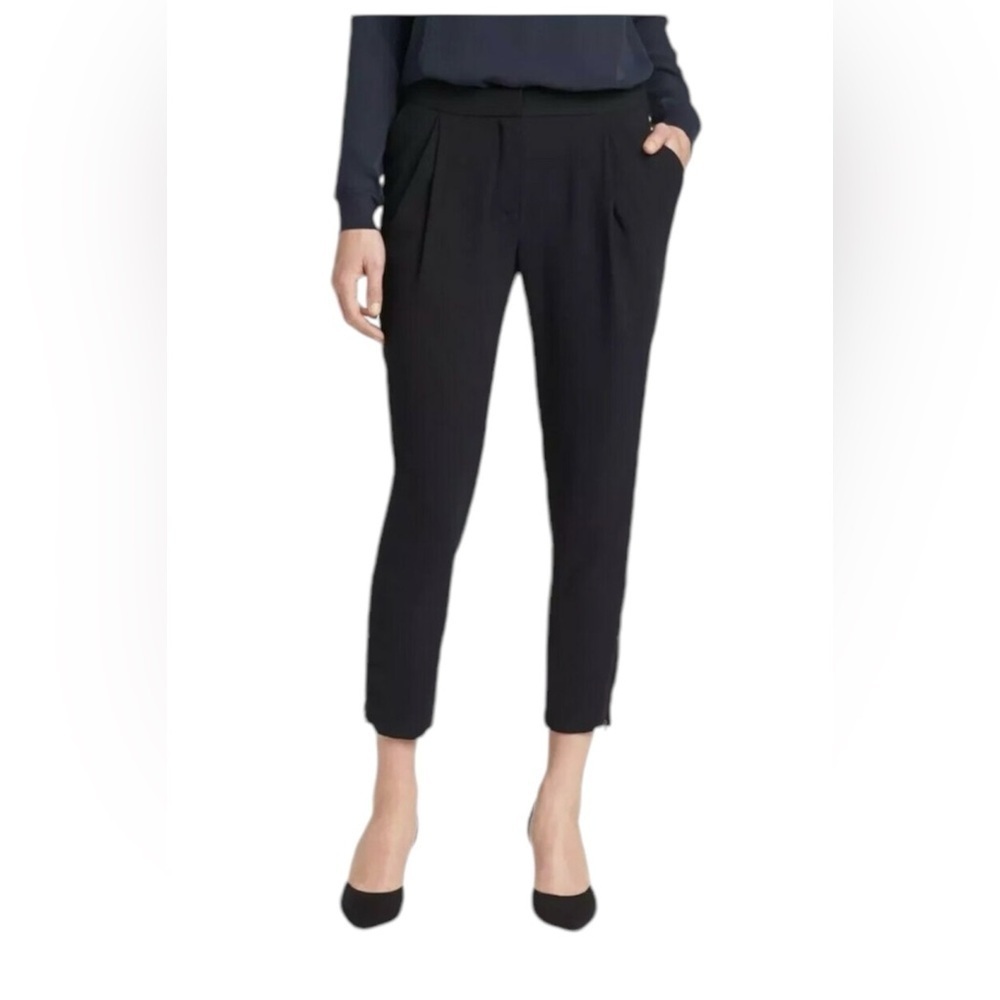 Vince Cropped Tapered Harem Pants - 4